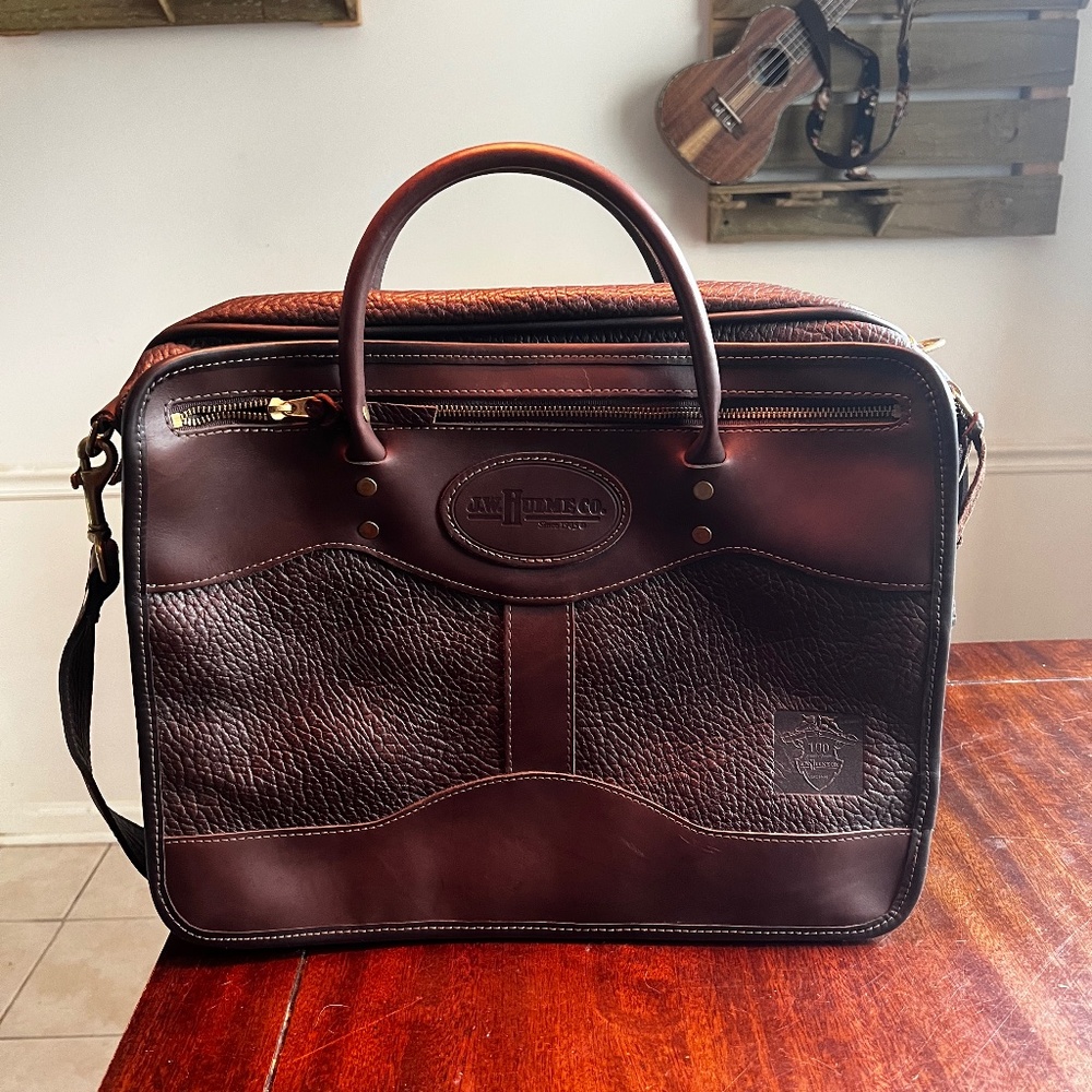 J.W. Hulme Co. Leather Briefcase